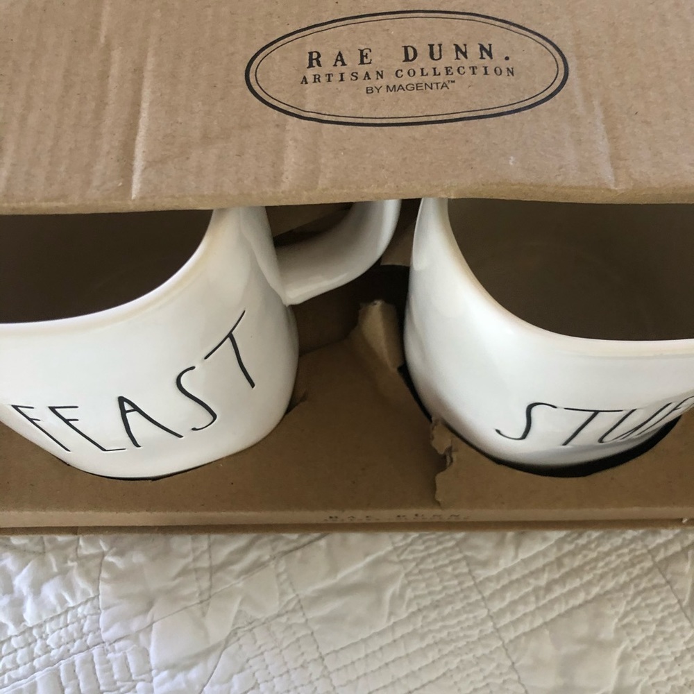 4 Rae Dunn Artisan Collection Mugs - Picture 6 of 7